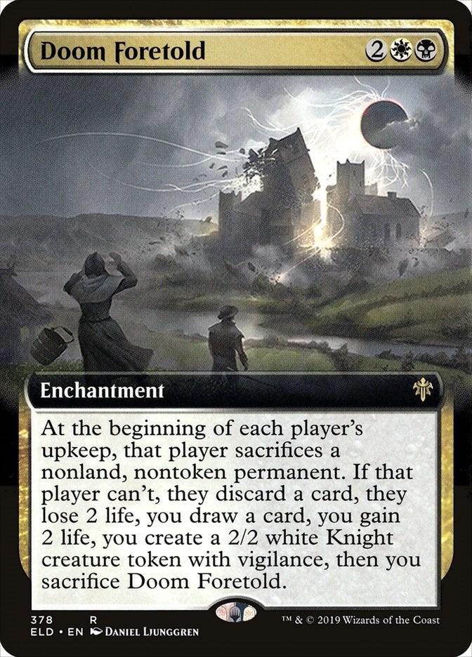 Image for Doom Foretold (Extended Art) (378) (Throne of Eldraine) - Magic: The Gathering