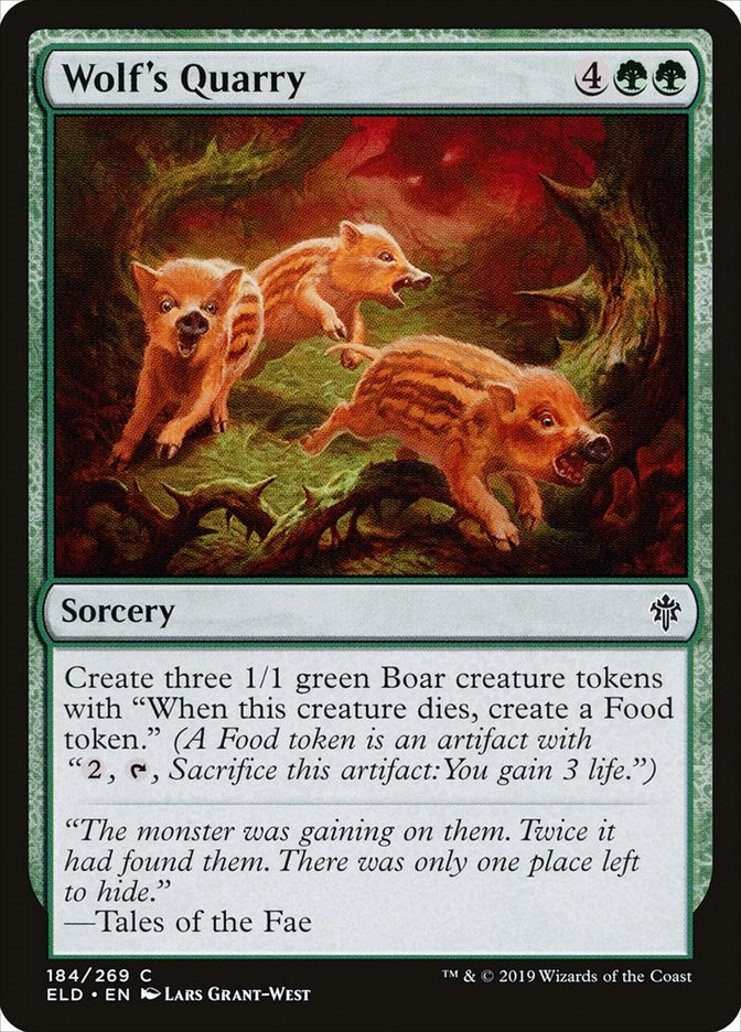 Image for Wolf's Quarry (184) (Throne of Eldraine) - Magic: The Gathering