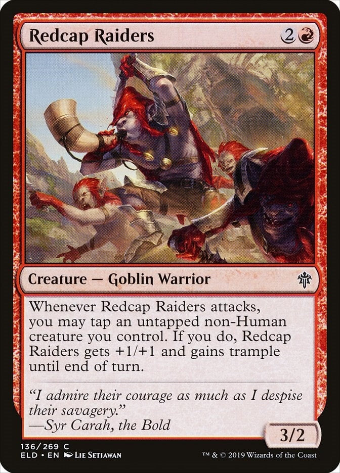Image for Redcap Raiders (136) (Throne of Eldraine) - Magic: The Gathering