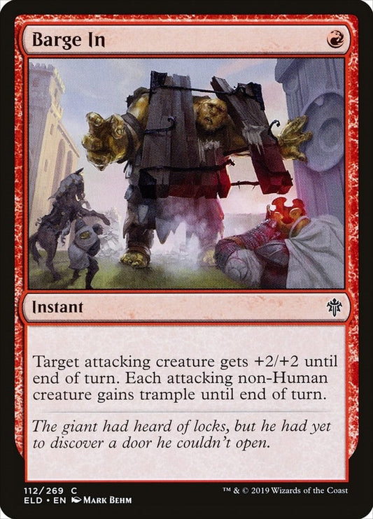 Image for Barge In (112) (Throne of Eldraine) - Magic: The Gathering