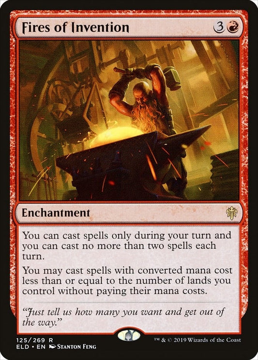 Image for Fires of Invention (125) (Throne of Eldraine) - Magic: The Gathering