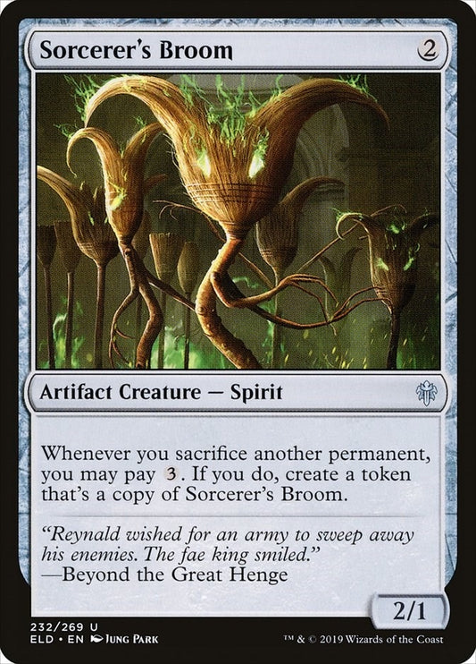 Image for Sorcerer's Broom (232) (Throne of Eldraine) - Magic: The Gathering