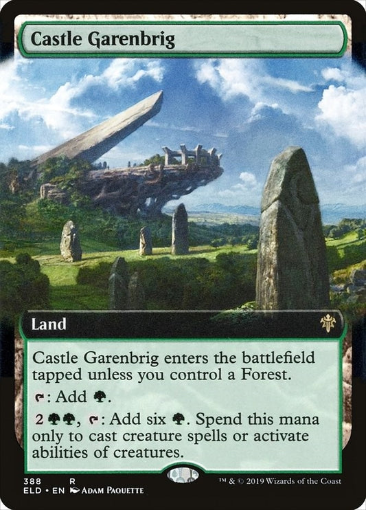 Image for Castle Garenbrig (Extended Art) (388) (Throne of Eldraine) - Magic: The Gathering