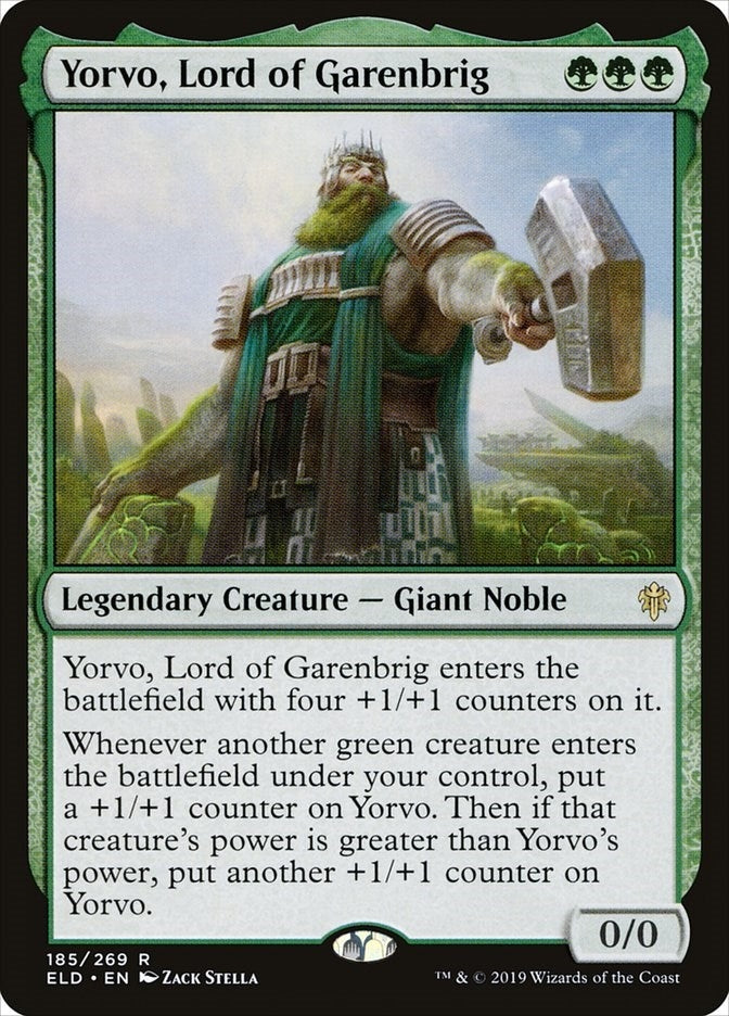 Image for Yorvo, Lord of Garenbrig (185) (Throne of Eldraine) - Magic: The Gathering
