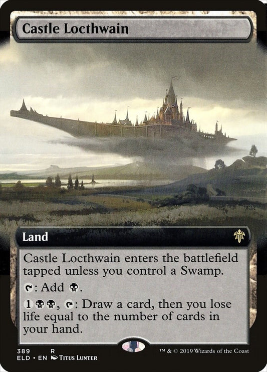 Image for Castle Locthwain (Extended Art) (389) (Throne of Eldraine) - Magic: The Gathering