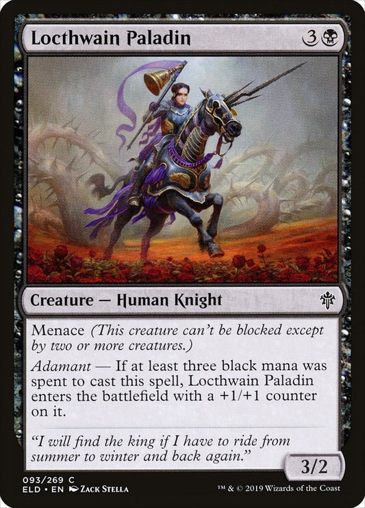 Image for Locthwain Paladin (93) (Throne of Eldraine) - Magic: The Gathering
