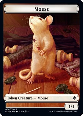 Image for Mouse Token (4) (Throne of Eldraine) - Magic: The Gathering