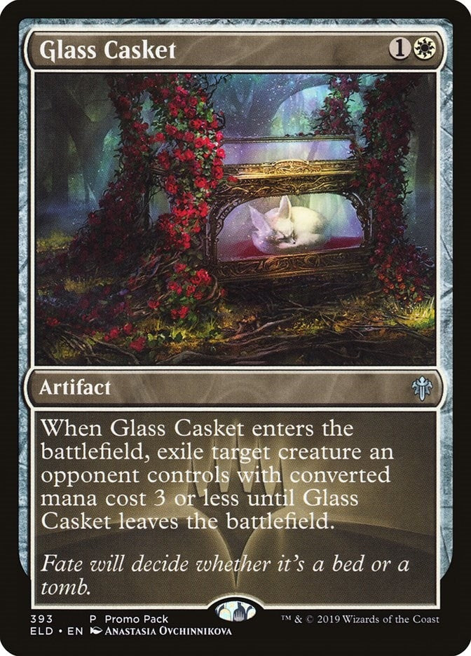 Image for Glass Casket (393) (Promo Pack: Throne of Eldraine) - Magic: The Gathering