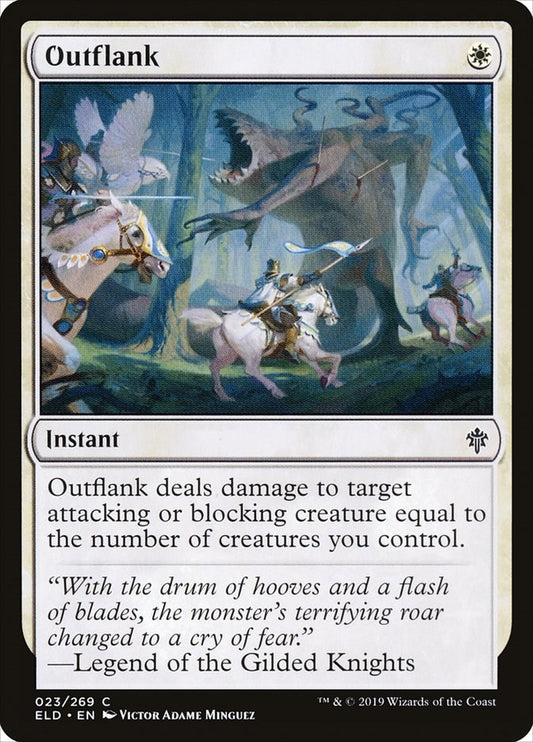 Image for Outflank (23) (Throne of Eldraine) - Magic: The Gathering