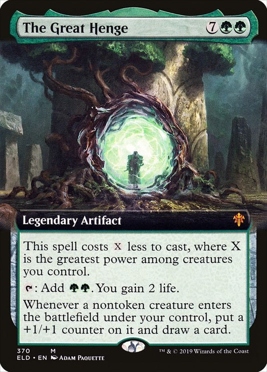 Image for The Great Henge (Extended Art) (370) (Throne of Eldraine) - Magic: The Gathering