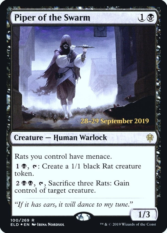 Image for Piper of the Swarm (100) (Prerelease Cards) - Magic: The Gathering