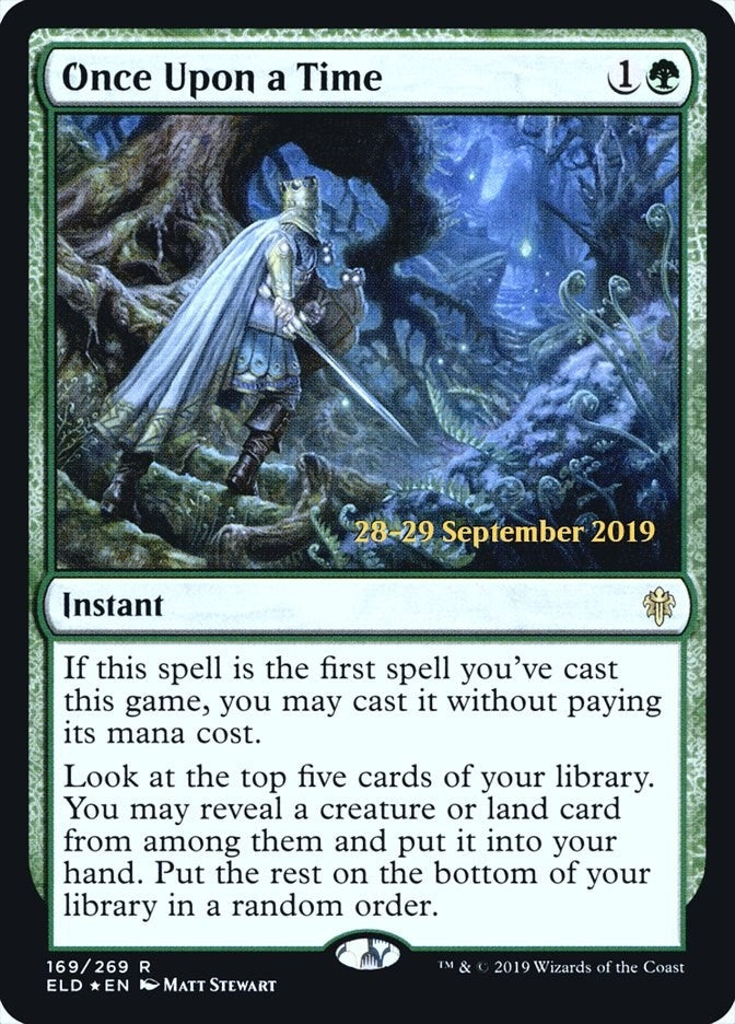 Image for Once Upon a Time (169) (Prerelease Cards) - Magic: The Gathering