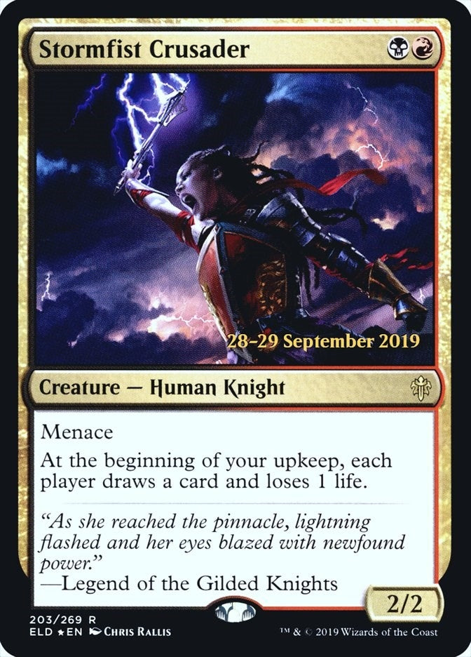 Image for Stormfist Crusader (203) (Prerelease Cards) - Magic: The Gathering