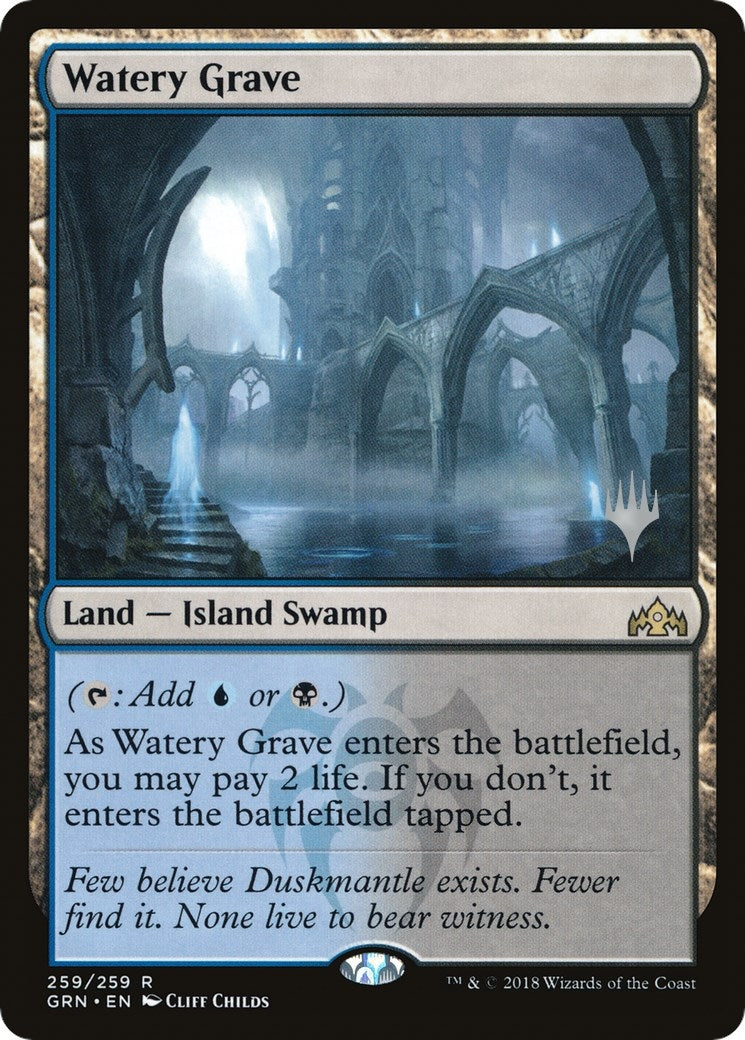 Image for Watery Grave (259) (Promo Pack: Throne of Eldraine) - Magic: The Gathering