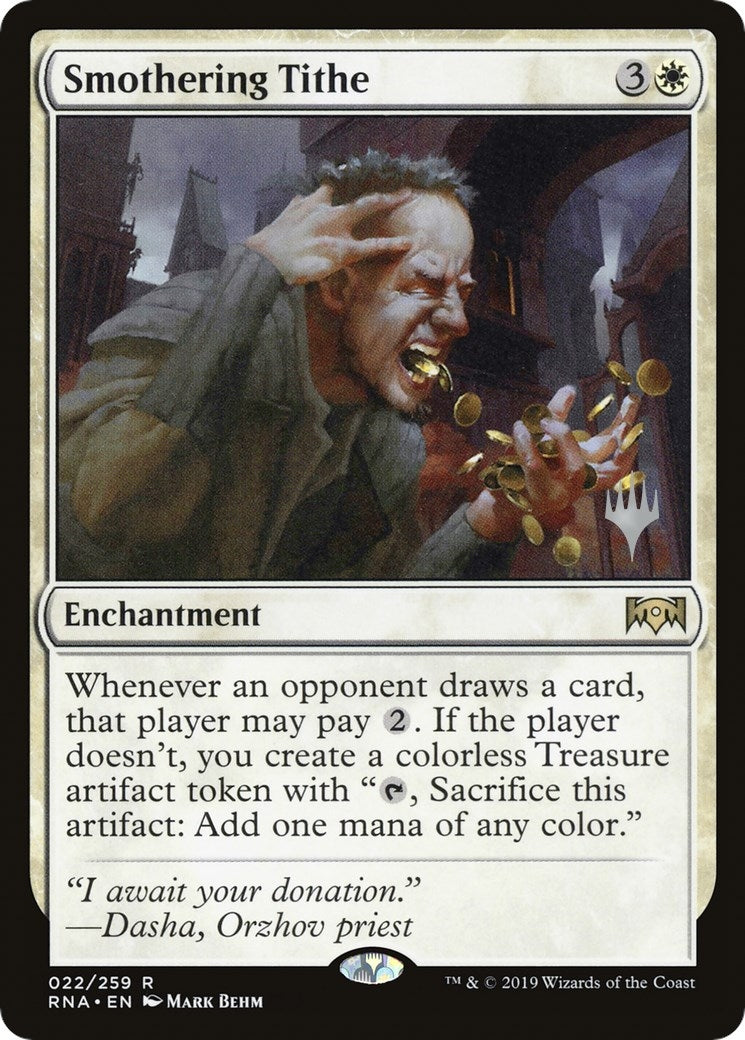 Image for Smothering Tithe (22) (Promo Pack: Throne of Eldraine) - Magic: The Gathering