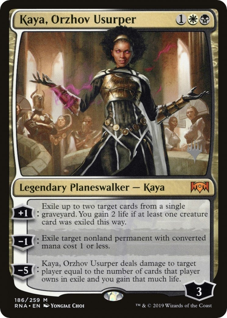 Image for Kaya, Orzhov Usurper (186) (Promo Pack: Throne of Eldraine) - Magic: The Gathering