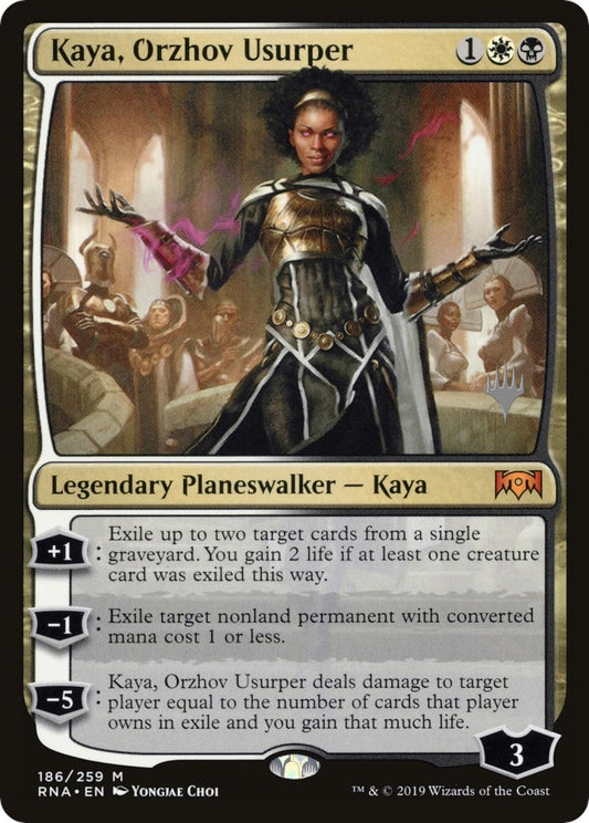 Image for Kaya, Orzhov Usurper (186) (Promo Pack: Throne of Eldraine) - Magic: The Gathering