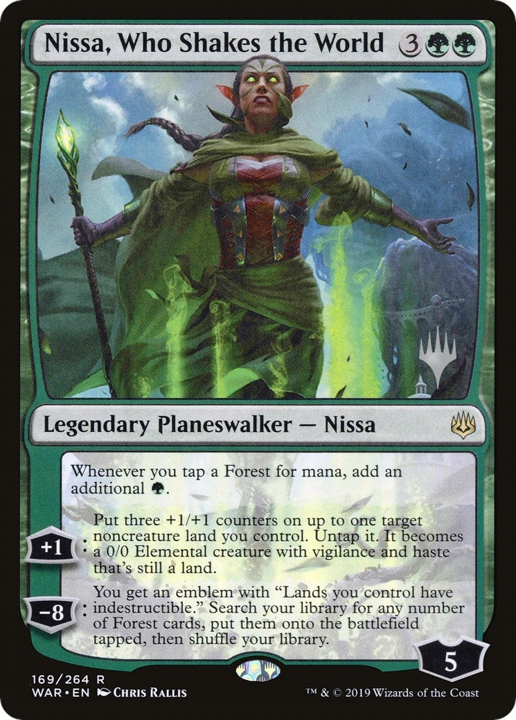 Image for Nissa, Who Shakes the World (169) (Promo Pack: Throne of Eldraine) - Magic: The Gathering