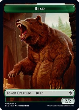 Image for Bear // Food (016) Double-Sided Token (8 // 16) (Throne of Eldraine) - Magic: The Gathering