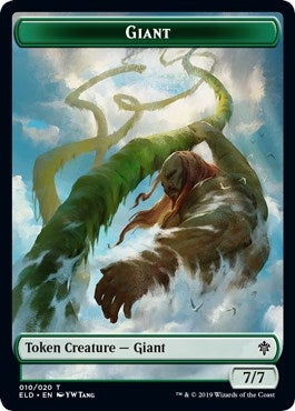 Image for Giant // Food (018) Double-Sided Token (10 // 18) (Throne of Eldraine) - Magic: The Gathering