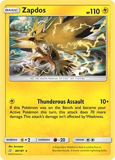 Image for Zapdos (040/181) (Deck Exclusives) - Pokemon
