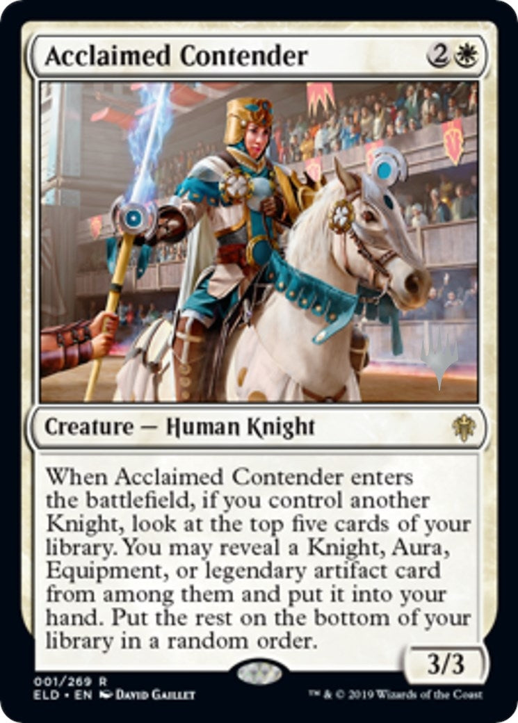 Image for Acclaimed Contender (1) (Promo Pack: Throne of Eldraine) - Magic: The Gathering