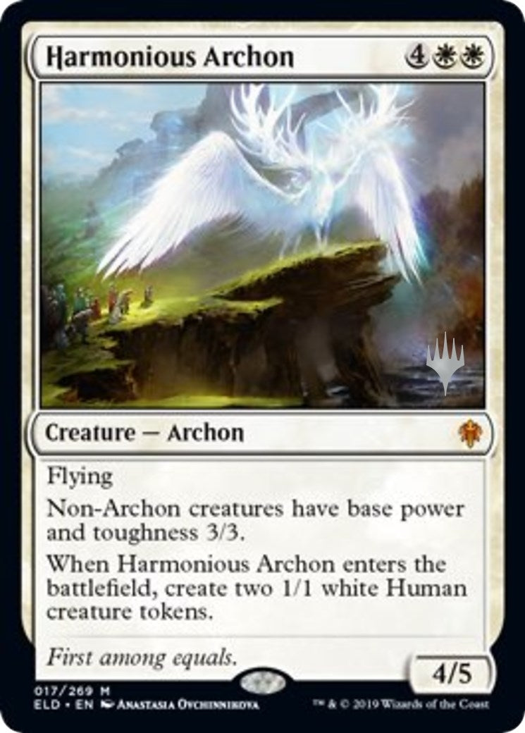 Image for Harmonious Archon (17) (Promo Pack: Throne of Eldraine) - Magic: The Gathering