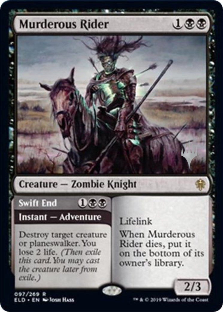 Image for Murderous Rider (97) (Promo Pack: Throne of Eldraine) - Magic: The Gathering