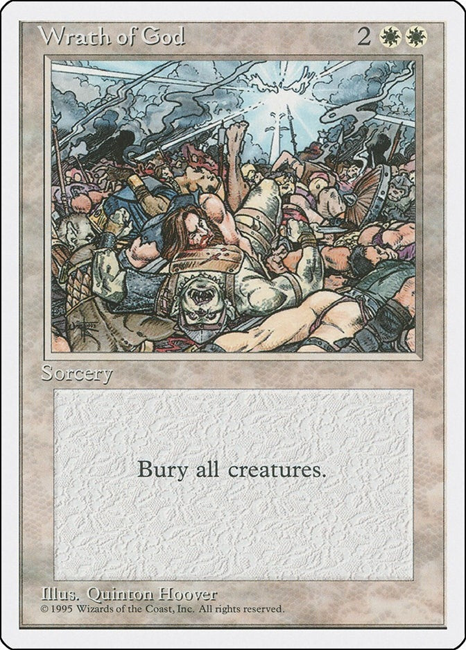 Image for Wrath of God (308) (Fourth Edition) - Magic: The Gathering