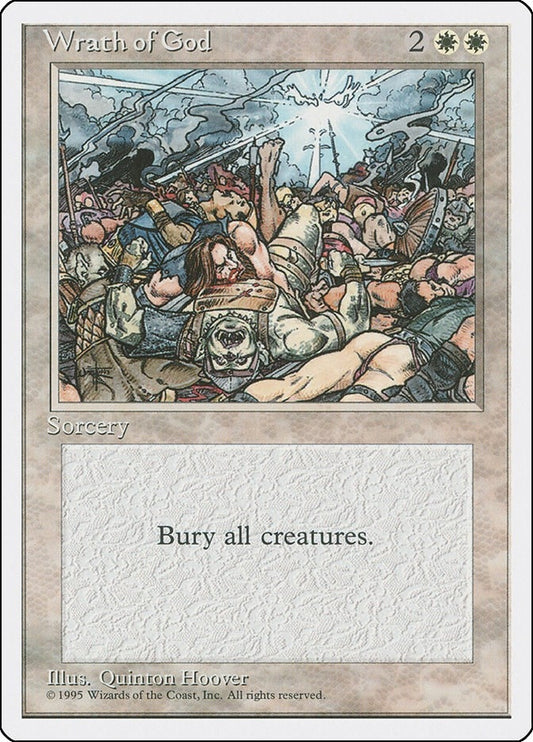 Image for Wrath of God (308) (Fourth Edition) - Magic: The Gathering