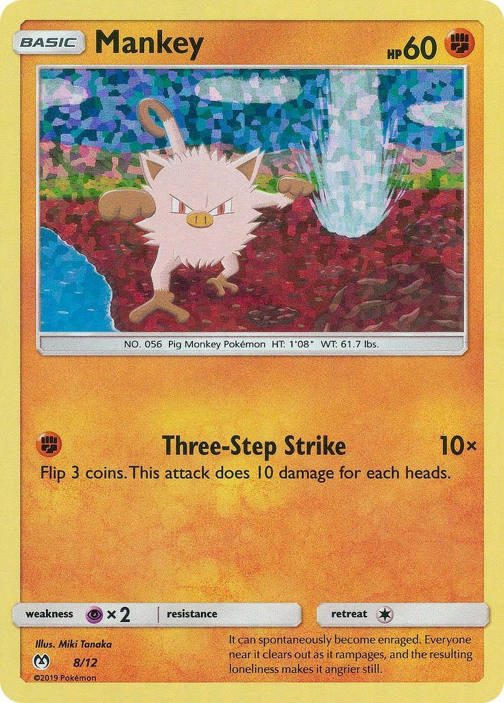 Image for Mankey (008/012) (McDonald's Promos 2019) - Pokemon