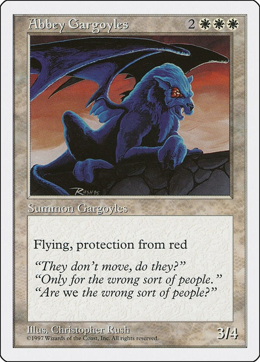 Image for Abbey Gargoyles (Fifth Edition) - Magic: The Gathering