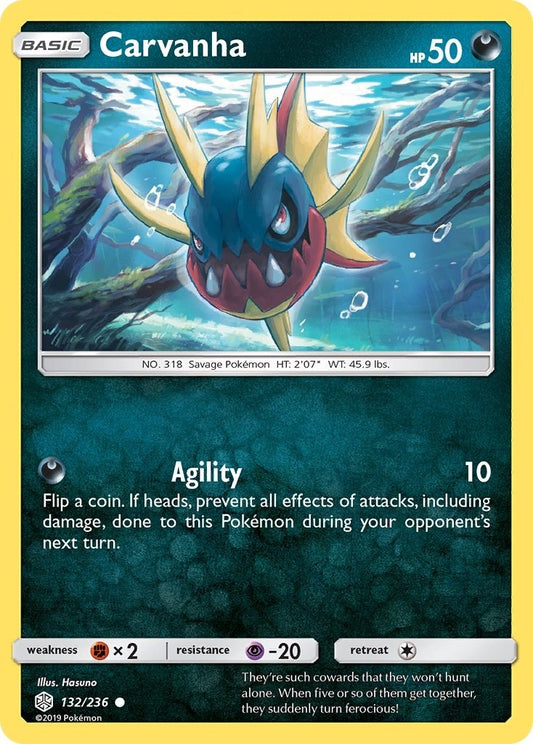 Image for Carvanha (132/236) (SM - Cosmic Eclipse) - Pokemon