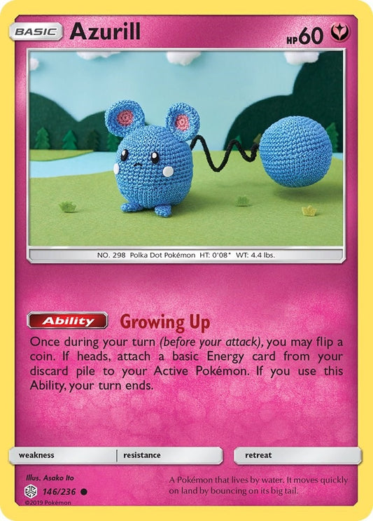 Image for Azurill (146/236) (SM - Cosmic Eclipse) - Pokemon