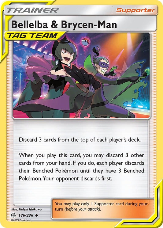 Image for Bellelba & Brycen-Man (186/236) (SM - Cosmic Eclipse) - Pokemon
