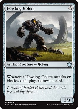 Image for Howling Golem (54) (Magic Game Night 2019) - Magic: The Gathering