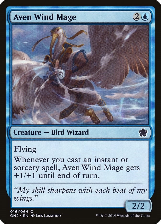 Image for Aven Wind Mage (16) (Magic Game Night 2019) - Magic: The Gathering