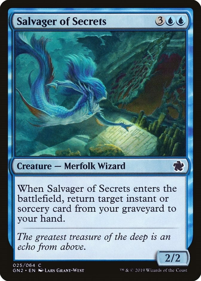 Image for Salvager of Secrets (25) (Magic Game Night 2019) - Magic: The Gathering
