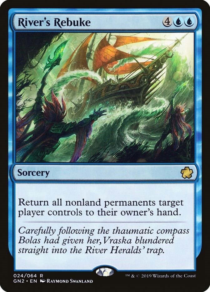 Image for River's Rebuke (24) (Magic Game Night 2019) - Magic: The Gathering