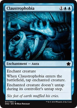 Image for Claustrophobia (17) (Magic Game Night 2019) - Magic: The Gathering