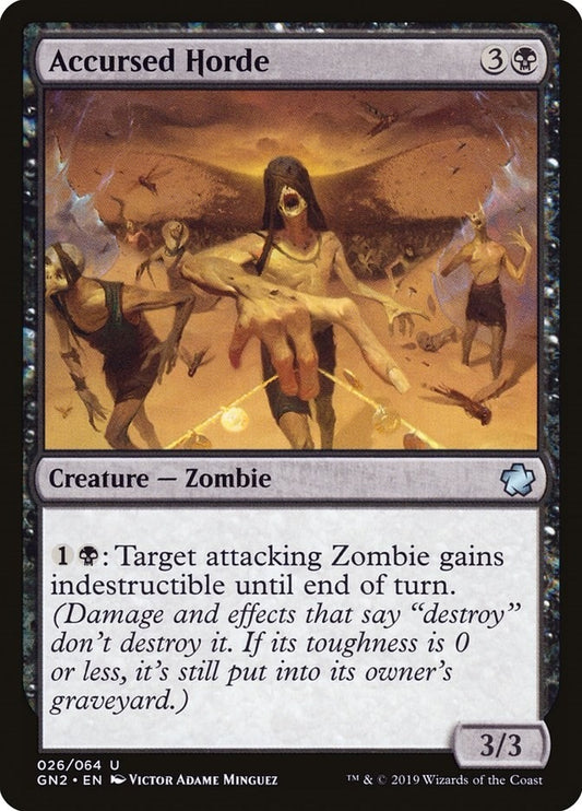 Image for Accursed Horde (26) (Magic Game Night 2019) - Magic: The Gathering