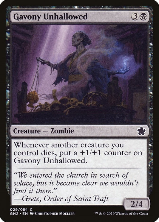 Image for Gavony Unhallowed (29) (Magic Game Night 2019) - Magic: The Gathering
