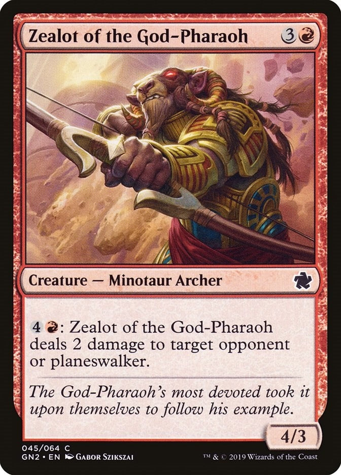 Image for Zealot of the God-Pharaoh (45) (Magic Game Night 2019) - Magic: The Gathering