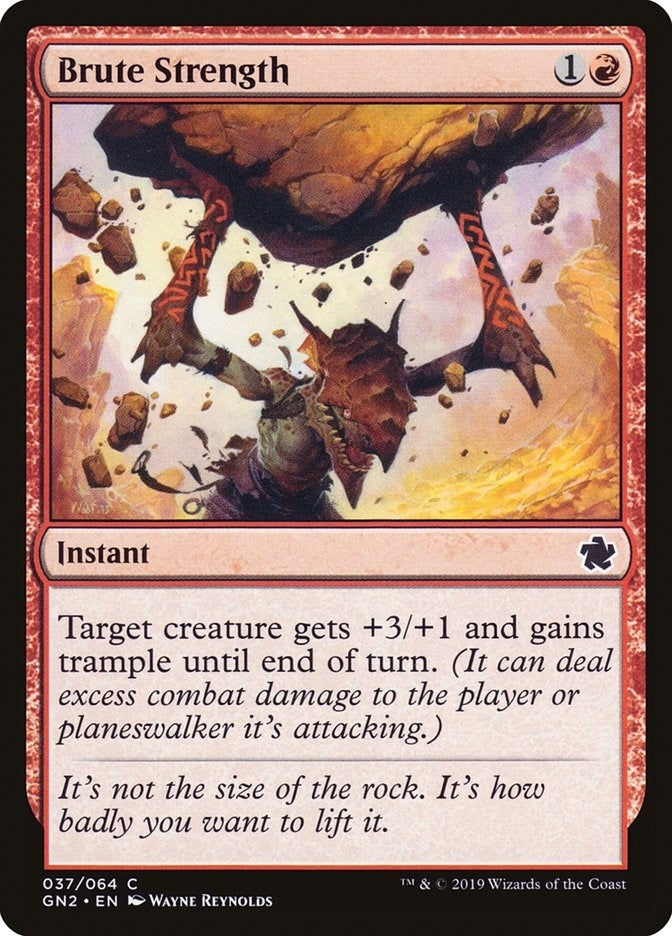 Image for Brute Strength (37) (Magic Game Night 2019) - Magic: The Gathering