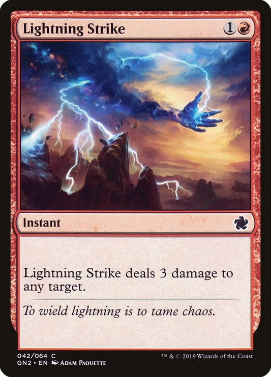 Image for Lightning Strike (42) (Magic Game Night 2019) - Magic: The Gathering