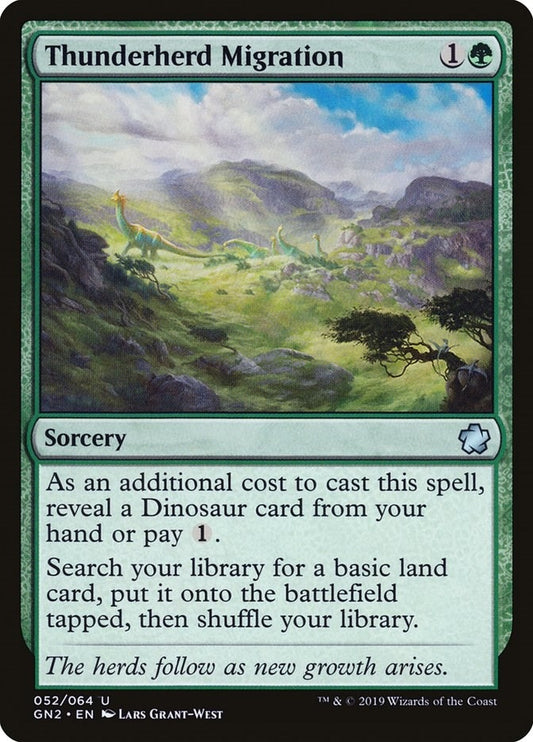 Image for Thunderherd Migration (52) (Magic Game Night 2019) - Magic: The Gathering