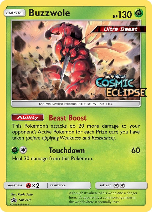 Image for Buzzwole - SM218 (Prerelease) (SM218) (SM Promos) - Pokemon