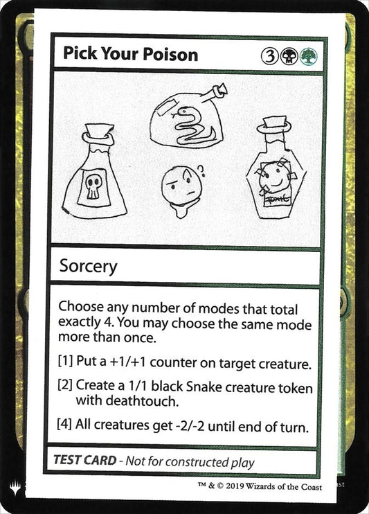 Image for Pick Your Poison (Mystery Booster: Convention Edition Exclusives) - Magic: The Gathering