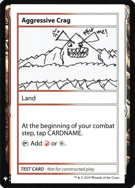 Image for Aggressive Crag (Mystery Booster: Convention Edition Exclusives) - Magic: The Gathering