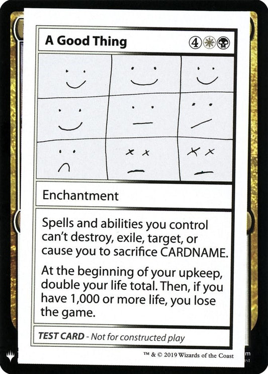 Image for A Good Thing (Mystery Booster: Convention Edition Exclusives) - Magic: The Gathering